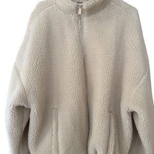 Alo yoga Women's Cream Sherpa Jacket